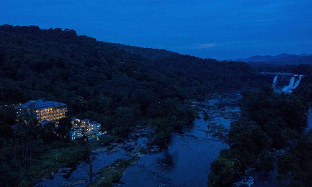 Niraamaya Retreats Samroha Athirappilly Ariel View