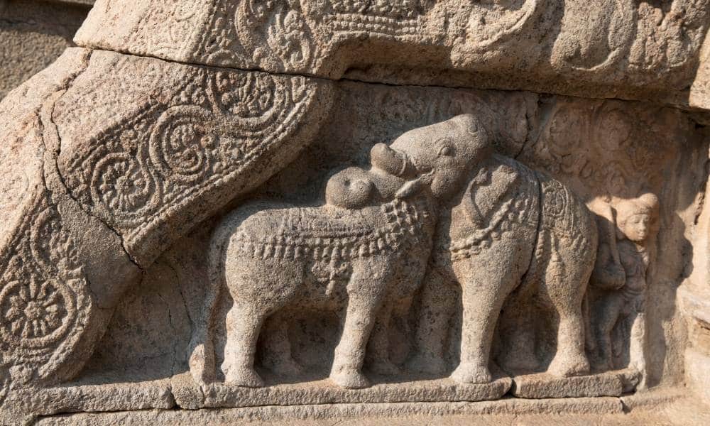 Darasuram Airavatesvara Temple Bull & Elephanse mashup