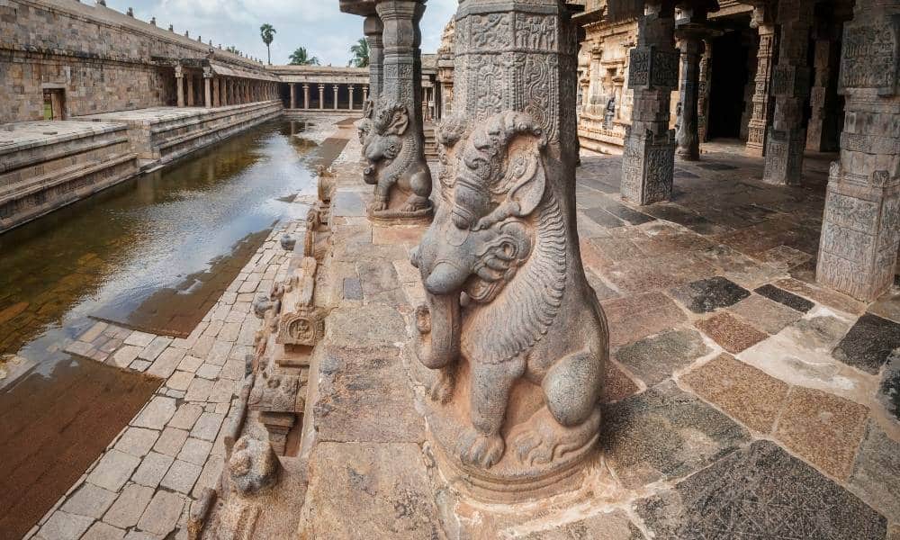 Darasuram Airavatesvara Temple Yali Pillars