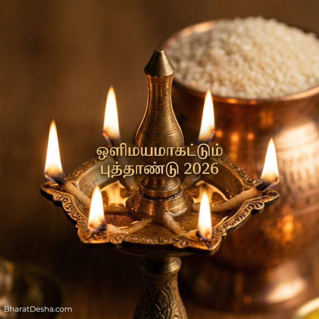 Happy Tamil New Year 2026 Wishes Puthandu Vazhthukal & HD Images — free download